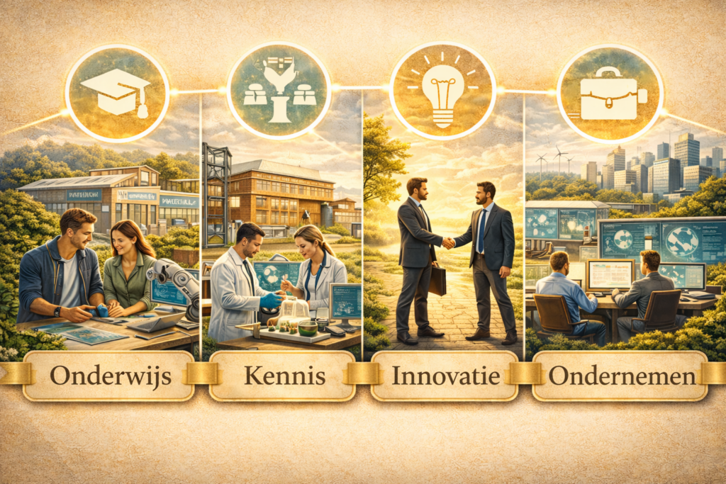 Onderwijs, kennis, innovatie en ondernemen